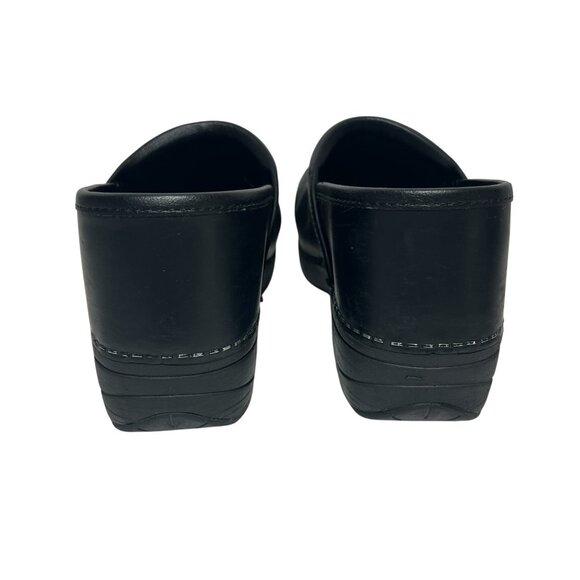 Dansko XP 2.0 Professional Clogs US 6.5 EU 37 Black Leather Comfort Slip On Shoe - Picture 3 of 9
